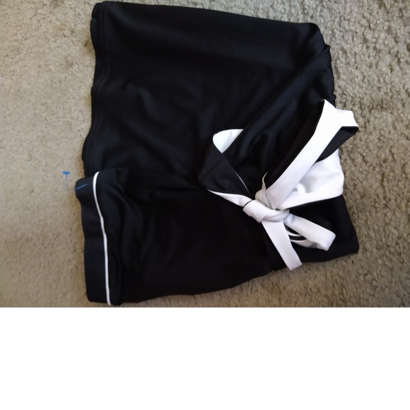 BNWT - CIMMARON BLACK-WHITE STRAPLESS DRESS - SIZE MEDIUM - Picture 6 of 6